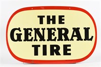 1960 THE GENERAL TIRE D/S PAINTED METAL  SIGN