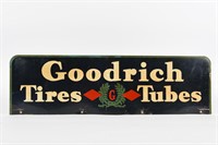 GOODRICH TIRES TUBES S/S METAL RACK SIGN