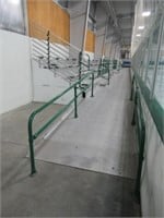 Approx. 90ft long aluminum 4 tier bleachers with