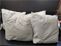 Four Customizable Throw Pillows WO/ Cases