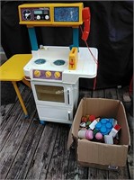 Vintage Fisher Price Kitchen and Accessories - A
