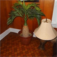 Gretna Pick Up/Artificial Plant and Lamp