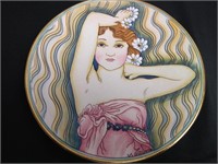 Hand Etched and Painted "La Belle Femme Series"