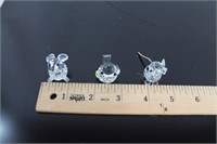 3 Crystal  Miniatures