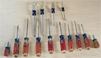 Mixed lot Craftsman screwdrivers made in USA