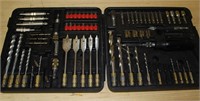 Craftsman Drill bit set in case mostly complete