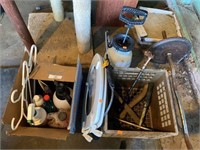 Box of Cleaning Supplies & Misc.