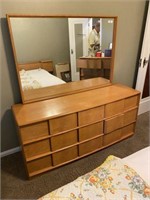 3 Pc Bedroom Set, Mid Century