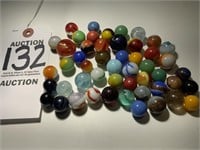 50 Vintage Glass Marbles