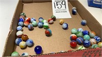 Assorted Lot Of 50 Marbles