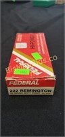 Federal 222 Remington - 20 Rds