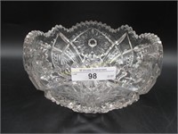 Millersburg crystal Venetian 8"x4" giant rosebowl