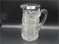 Millersburg crystal Venetian 9" water pitcher