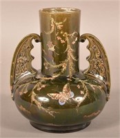 Glazed Art Deco Pottery Vase