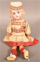 Antique German Bisque Head Girl Doll