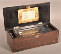 19th Century Swiss 8-Tune Cylinder Music Box