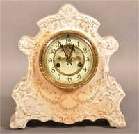 Waterbury China Case Mantle Clock
