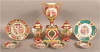 Lot of Austrian Figural Decorated Porcelain