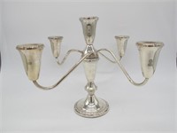 DUCHIN CREATION STERLING WEIGHTED 5 CANDELABRA