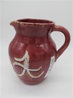 JERRY BROWN ALABAMA POTTERY PITCHER CLEAN