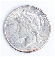 Coin 1928-S Peace Silver Dollar in Gem BU