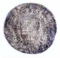 Coin 1653 Spanish Netherlands Patagon