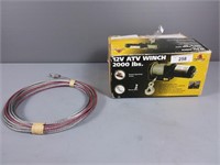 12V ATV Winch-Unused