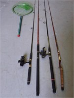 Fishing Rods & Net