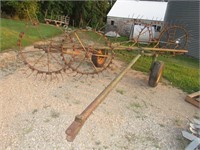 5 WHEEL SPRING TOOTH HAY RAKE