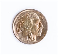 Coin 1919 Buffalo Nickel Choice Brilliant Unc.