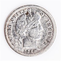 Coin 1899-O Barber Dime in Fine / VF