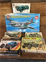 Lot of 6 opened kits appear complete