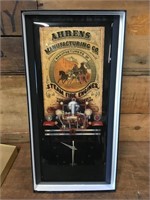 Ahrens Steam Fire Engine Clock as new