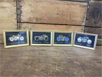 4 x Motorcycle Framed Watch Designs