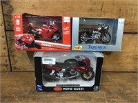 3 x Motorcycle Models