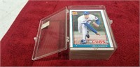 box of 1991 Topps collectibles cards