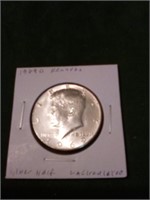 1969 D Kennedy silver half, uncirculated