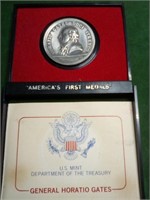 Americas first medals, General Horatio Gates