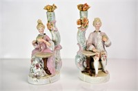 Pair of Continental Porcelain Nodders