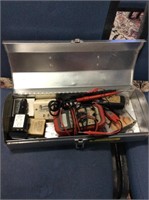 Tool box of meters and battery testers