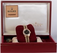 Lady's Rolex Diamond President Wrist Watch