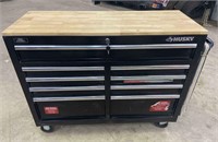 Husky 9 Drawer Work Bench on Casters