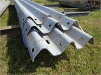 (8) 12 foot X 20" wide Galvanized Steel Guard Rail