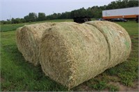 (6) 2021 1St Crop Oat/Hay Round Bales