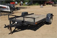 Homemade Trailer w/ Toolbox, Approx 11Ft x 6Ft 5"