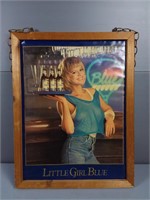Vintage "Little Girl Blue" Labatt Framed Poster