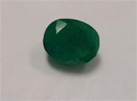 Natural Color Enhanced Emerald Loose Gemstone SJC