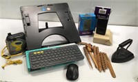 Bluetooth Keyboard Mouse & Stand & More M14E