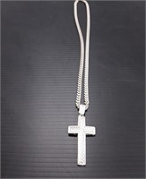 Sterling Cross Necklace TJC