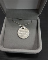 Sterling Silver Mom Necklace TJC